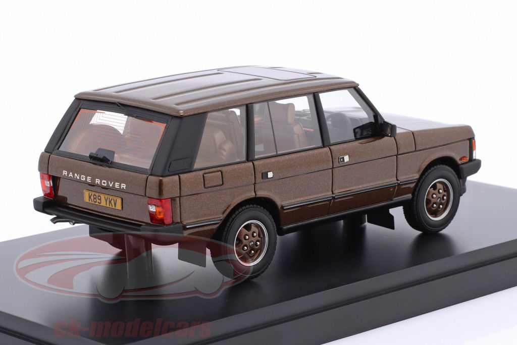 Range Rover Vogue LSE Año de construcción 1992 marrón metálico 1:43 Matrix