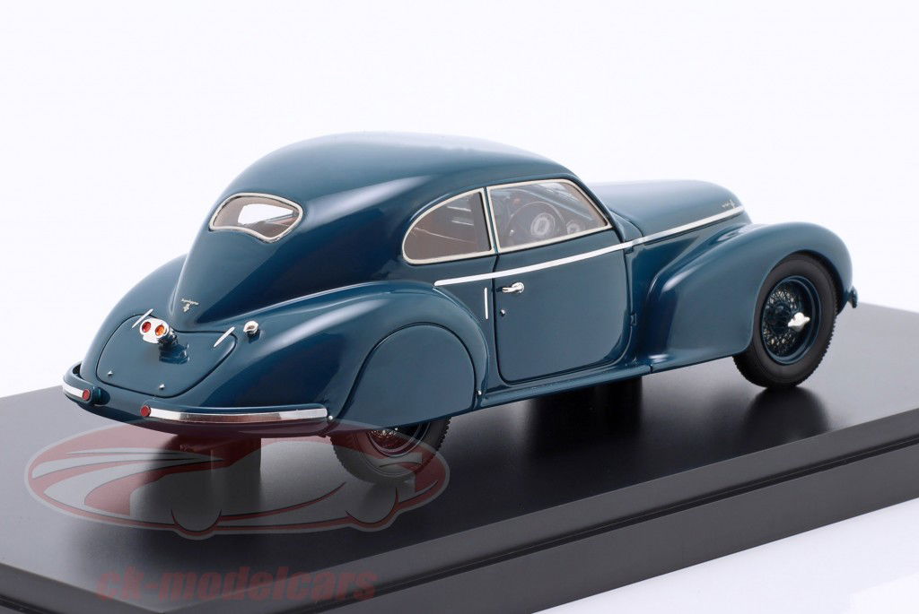 Alfa Romeo 6C 2500S Berlinetta Touring 建設年 1939 青 1:43 Matrix