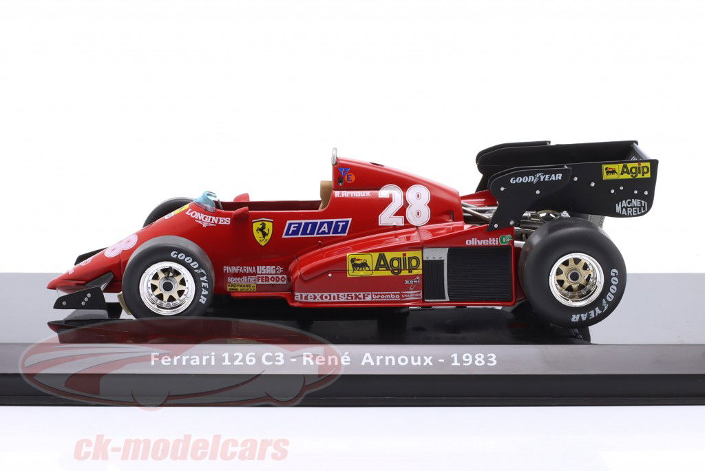 Rene Arnoux Ferrari 126C3 #28 Formula 1 1983 1:24 Premium Collectibles