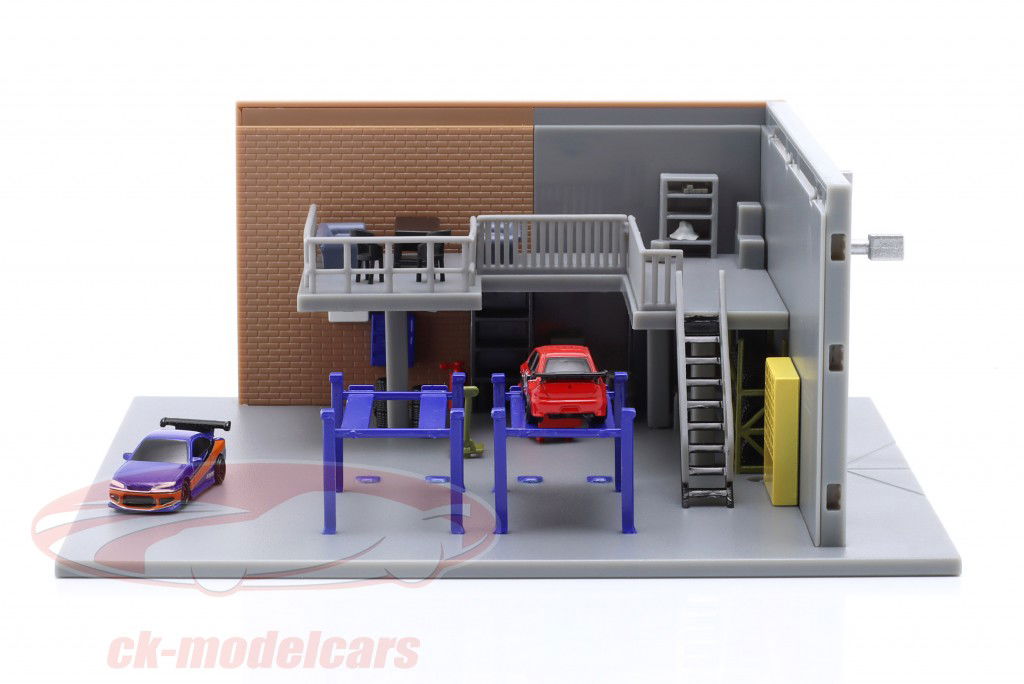 Han's cochera Fast & Furious Diorama-Set Jada Toys