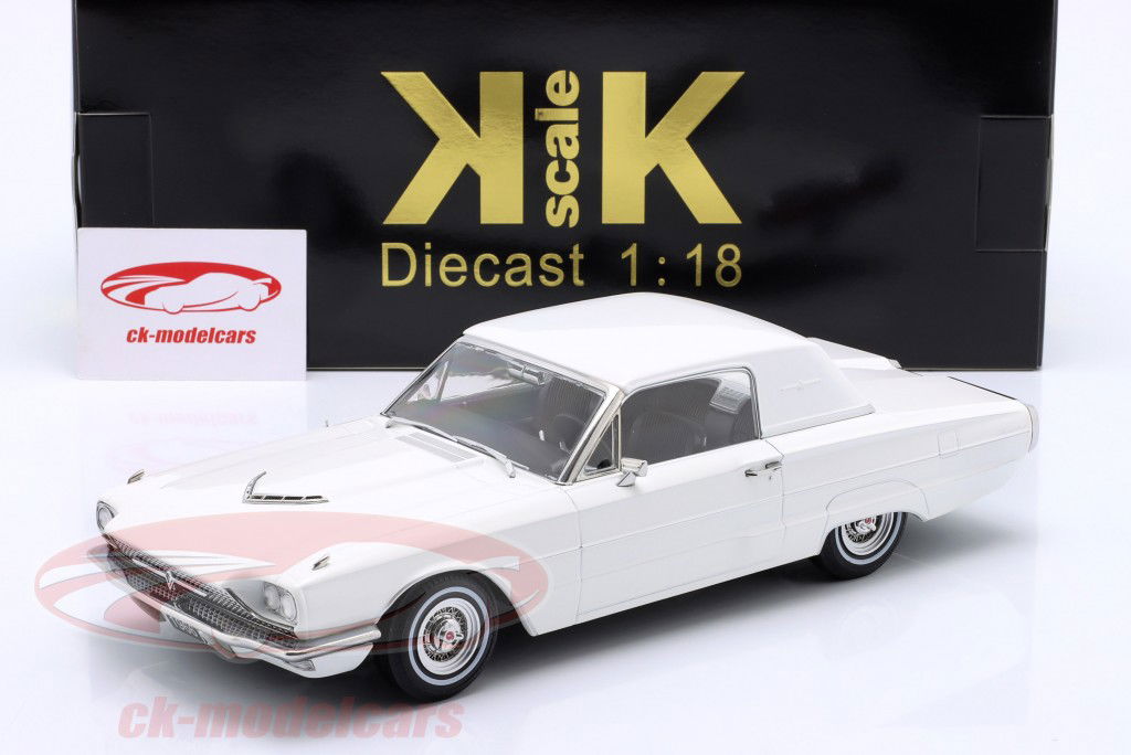 Ford Thunderbird Coupe Anno di costruzione 1966 bianco 1:18 KK-Scale