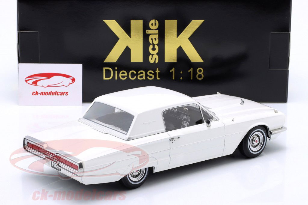 Ford Thunderbird Coupe 建設年 1966 白 1:18 KK-Scale