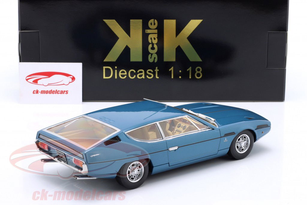 Lamborghini Espada S2 建設年 1970 メタリック ターコイズ 1:18 KK-Scale