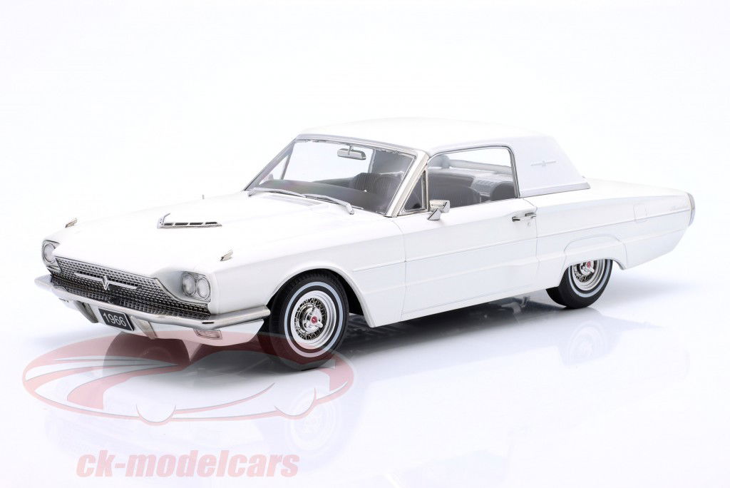 Ford Thunderbird Coupe Anno di costruzione 1966 bianco 1:18 KK-Scale