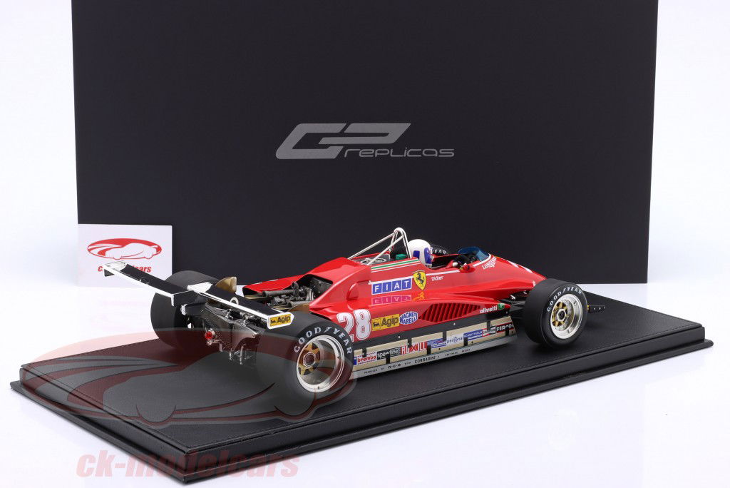 Didier Pironi Ferrari 126C2 #28 3-й США Запад GP формула 1 1982 1:12 GP Replicas