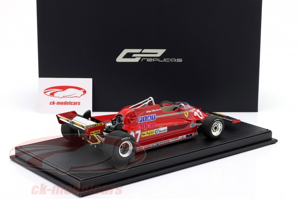 G. Villeneuve Ferrari 126CK #27 3rd Kanada GP Formel 1 1981 1:18 GP Replicas