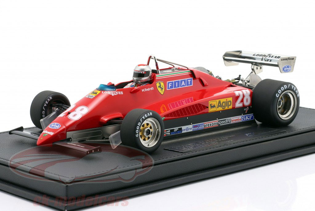 Mario Andretti Ferrari 126C2 #28 第三 意大利 GP 公式 1 1982 1:18 GP Replicas