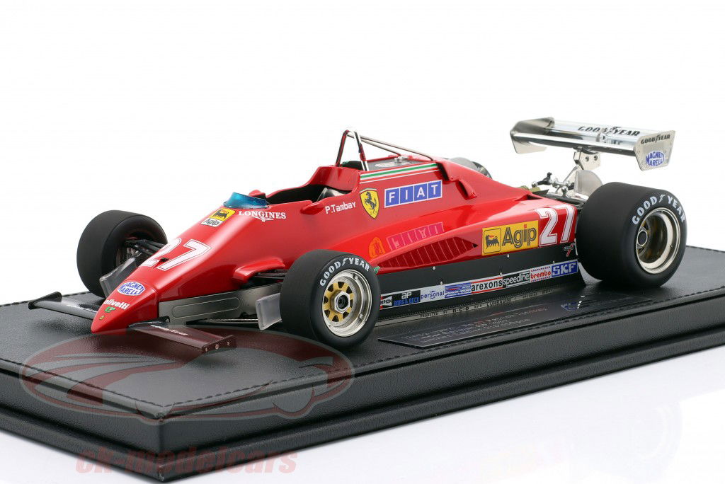 P. Tambay Ferrari 126C2 #27 gagnant Allemagne GP formule 1 1982 1:18 GP Replicas