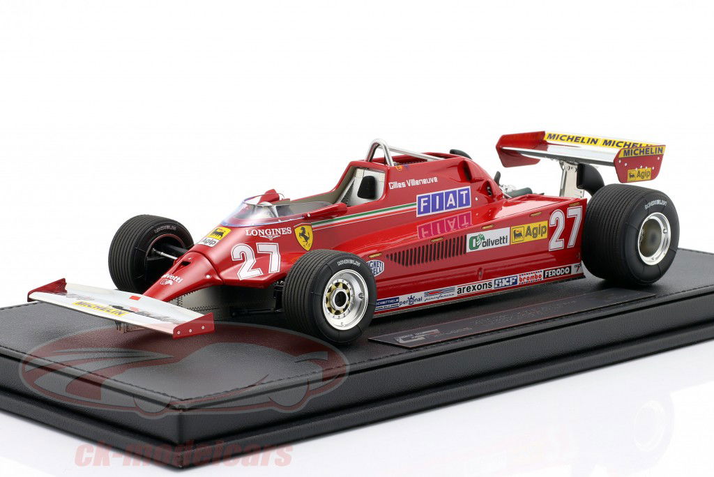G. Villeneuve Ferrari 126CK #27 第三 加拿大 GP 公式 1 1981 1:18 GP Replicas