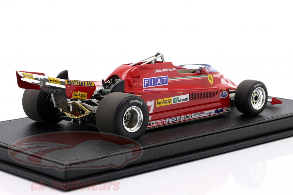 G. Villeneuve Ferrari 126CK #27 Sieger Spanien GP Formel 1 1981 1:18 GP Replicas