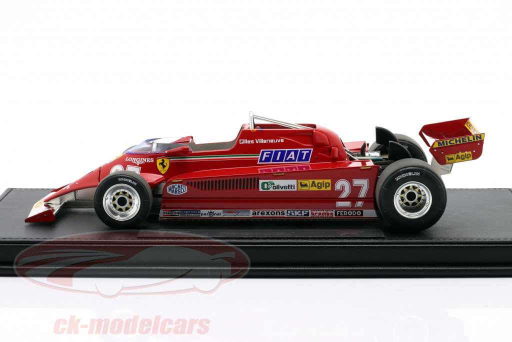G. Villeneuve Ferrari 126CK #27 Sieger Spanien GP Formel 1 1981 1:18 GP Replicas