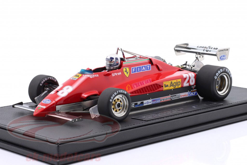 D. Pironi Ferrari 126C2 #28 gagnant Néerlandais GP formule 1 1982 1:18 GP Replicas