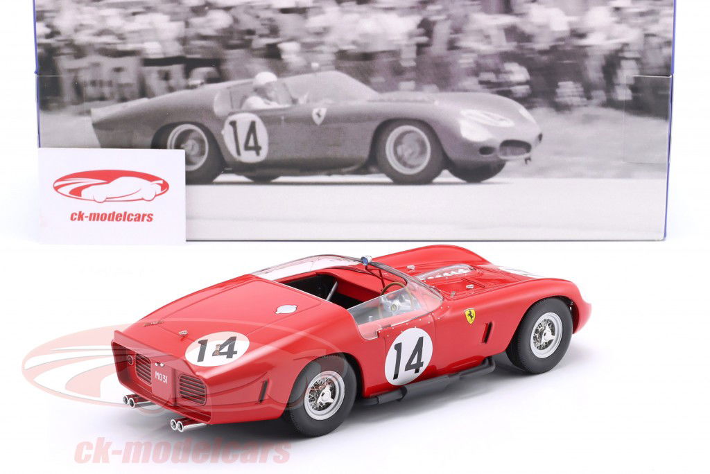 Ferrari 250 TR61 #14 winnaar 12h Sebring 1961 Gendebien, Hill 1:18 WERK83