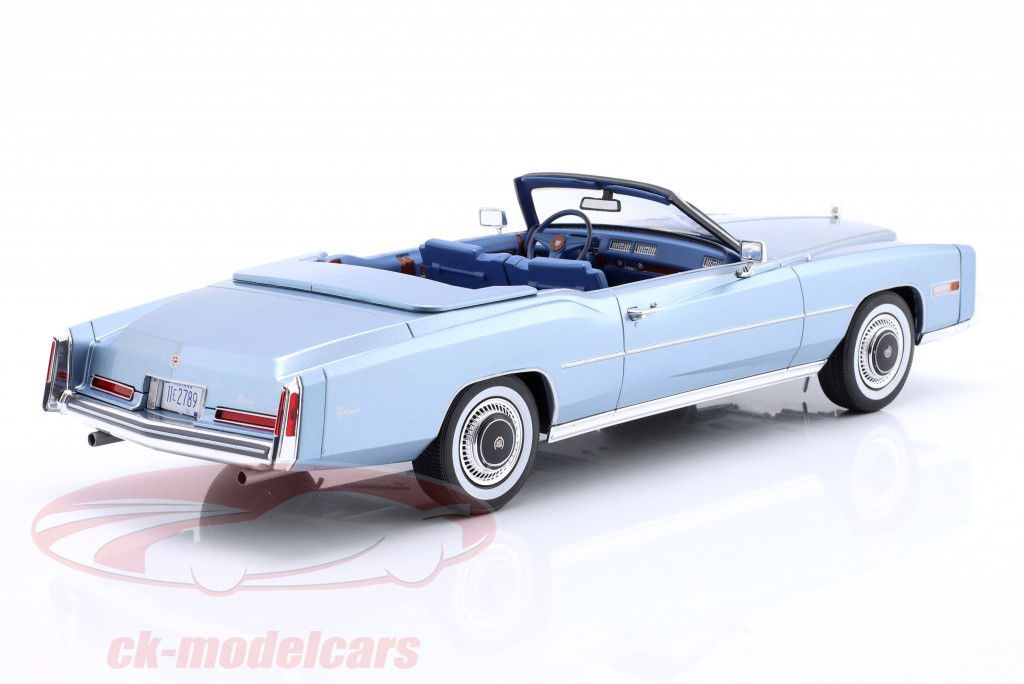 Cadillac Eldorado Convertible Год постройки 1976 светло-голубой металлический 1:18 ModelCar Group