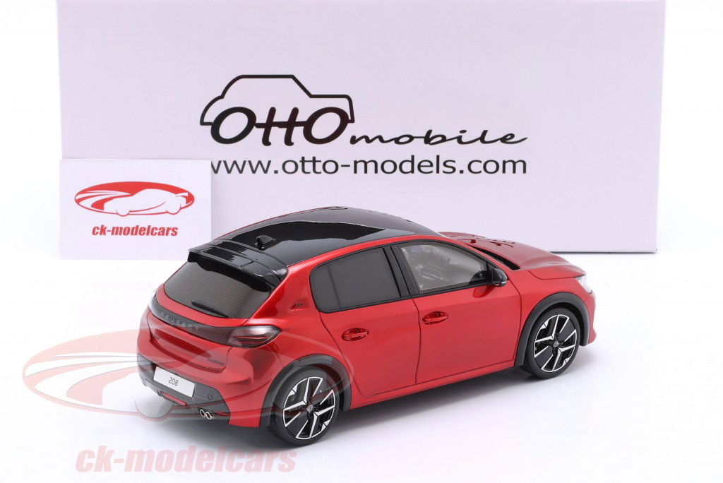 Peugeot 208 GT Hybrid Año de construcción 2024 rojo metálico 1:18 OttOmobile