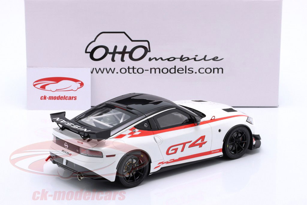 Nissan Z GT4 Coupe Anno di costruzione 2022 bianco / rosso 1:18 OttOmobile