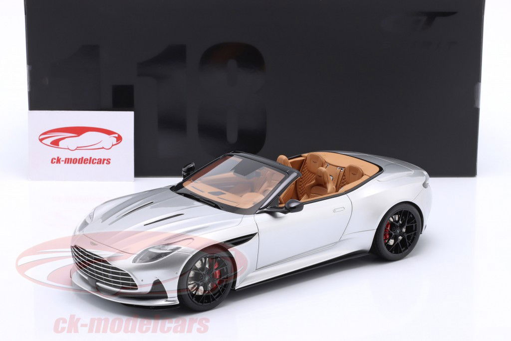 Aston Martin DB Volante convertibile Anno di costruzione 2023 argento 1:18 GT-Spirit
