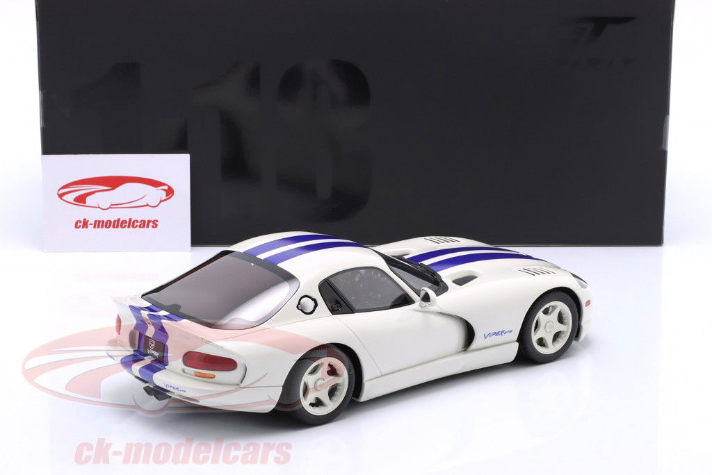 Dodge Viper GTS Coupe year 1996 white 1:18 GT-Spirit