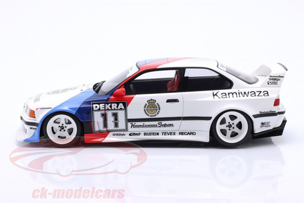 BMW E36 Coupe Kamiwaza Khyzyl Saleem #11 Год постройки 2024 белый 1:18 OttOmobile