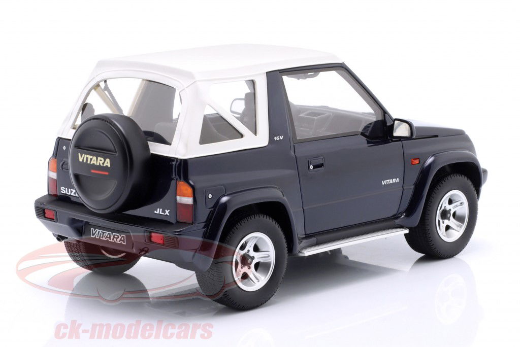 Suzuki Vitara JLX Closed Top Byggeår 1994 mørkeblå metallisk 1:18 OttOmobile