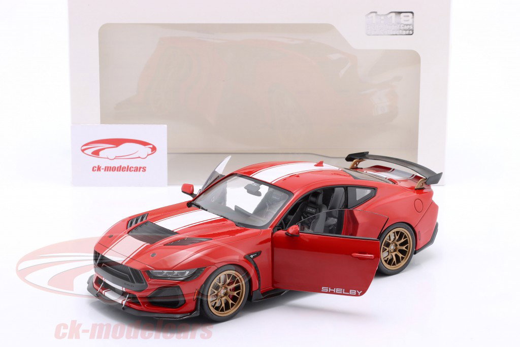Solido Shelby Mustang Snake Race – 1:18 Modellauto – Blau – Die-Cast – Für Sammler Ab 14 Jahren