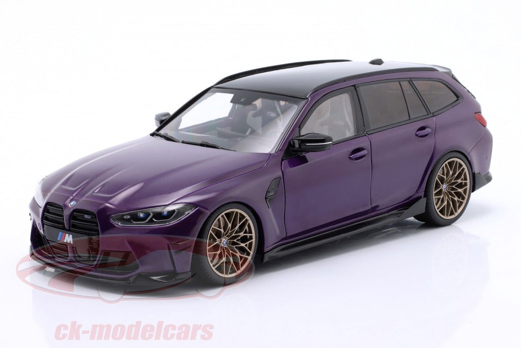 BMW M3 (G81) Touring Anno di costruzione 2024 viola metallico 1:18 Solido