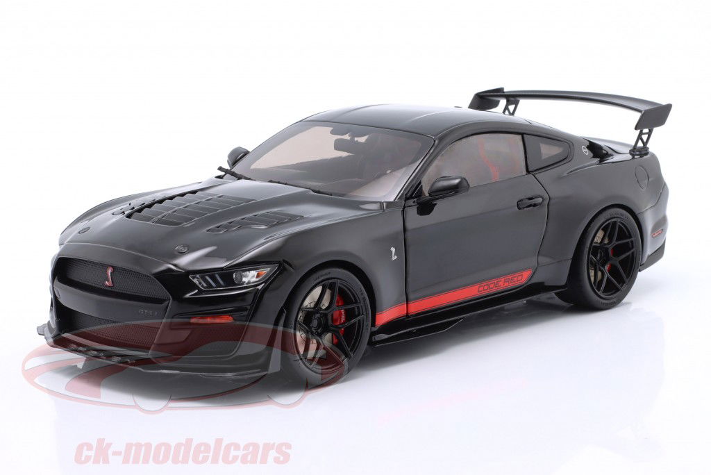 Ford Mustang Shelby GT500 Code Red Byggeår 2022 sort 1:18 Solido