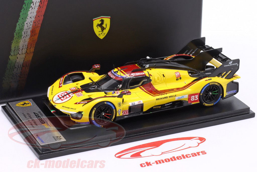 Ferrari 499P #83 winnaar 24h LeMans 2025 Kubica, Ye, Hanson 1:43 LookSmart