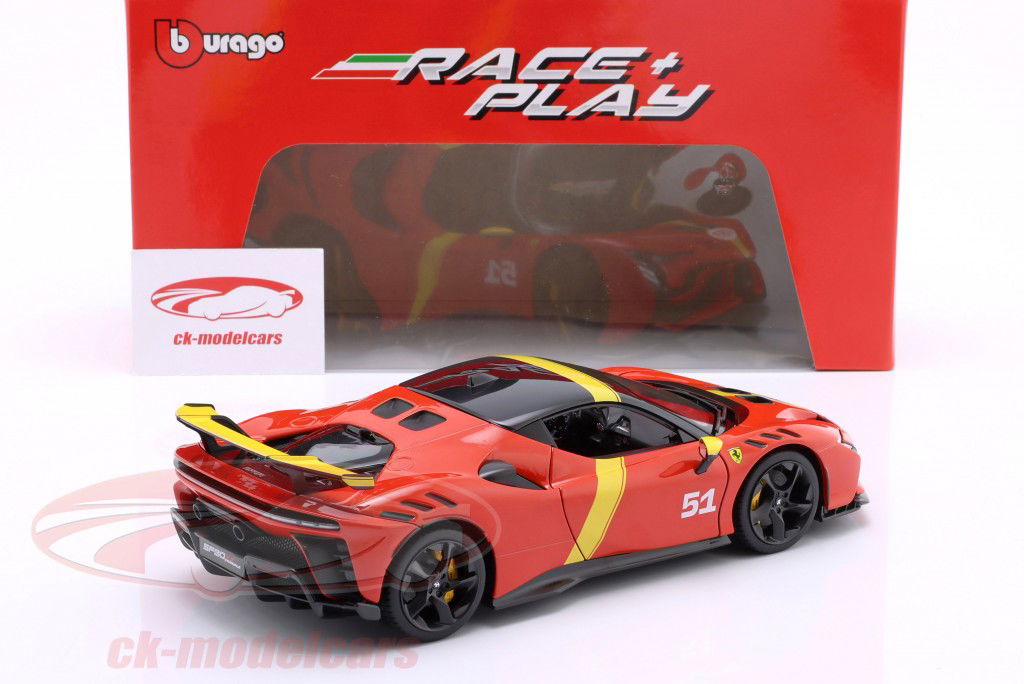 Ferrari SF90 XX #51 24h LeMans ganador Cuadro 2024 1:18 Bburago