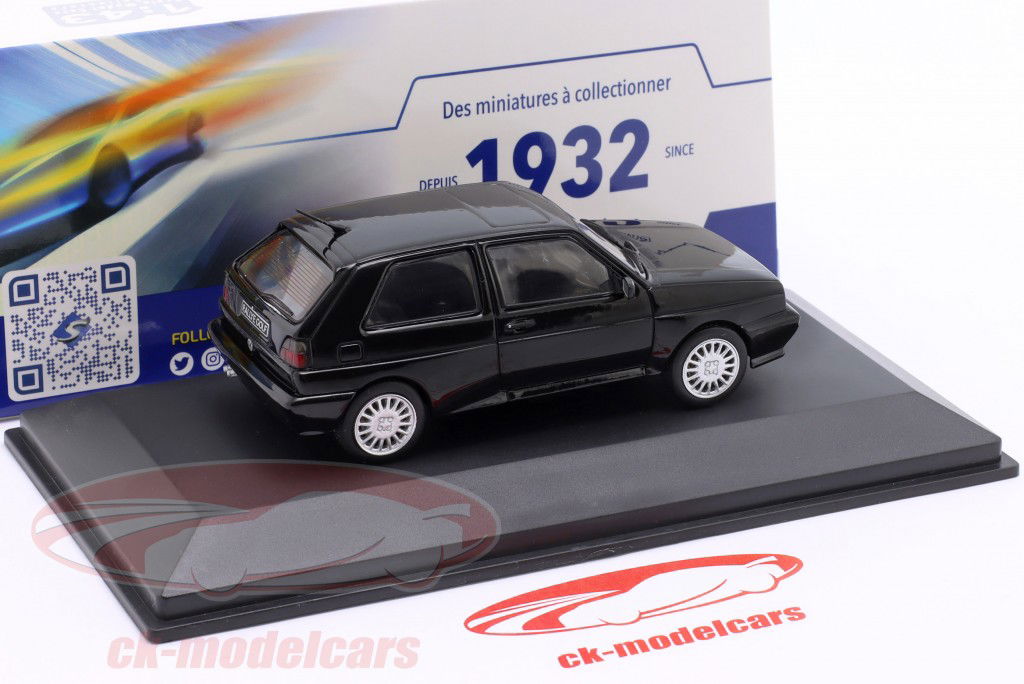 Volkswagen VW Golf Rally MK2 Bouwjaar 1989 zwart 1:43 Solido