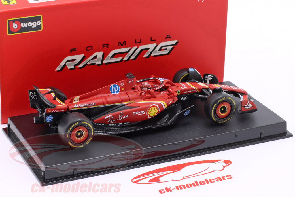 Charles Leclerc Ferrari SF-24 #16 vinder Monaco GP formel 1 2024 1:43 Bburago