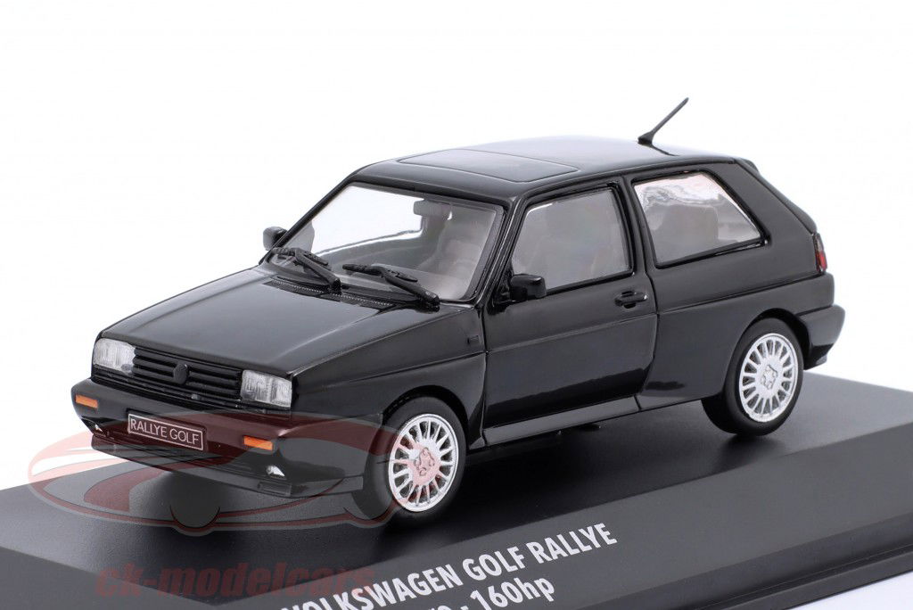 Volkswagen VW Golf Rally MK2 Byggeår 1989 sort 1:43 Solido