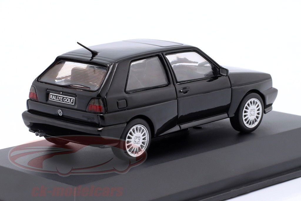 Volkswagen VW Golf Rally MK2 Baujahr 1989 schwarz 1:43 Solido