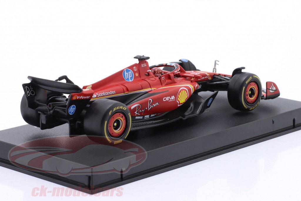 Charles Leclerc Ferrari SF-24 #16 vinder Monaco GP formel 1 2024 1:43 Bburago