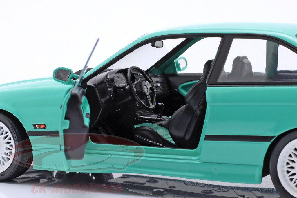 BMW M3 (E36) Coupe Année de construction 1991 vert menthe 1:18 Solido