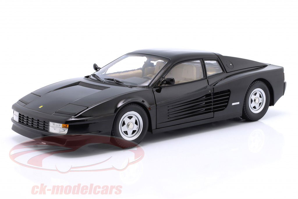 Ferrari Testarossa Год постройки 1986 черный 1:12 KK-Scale
