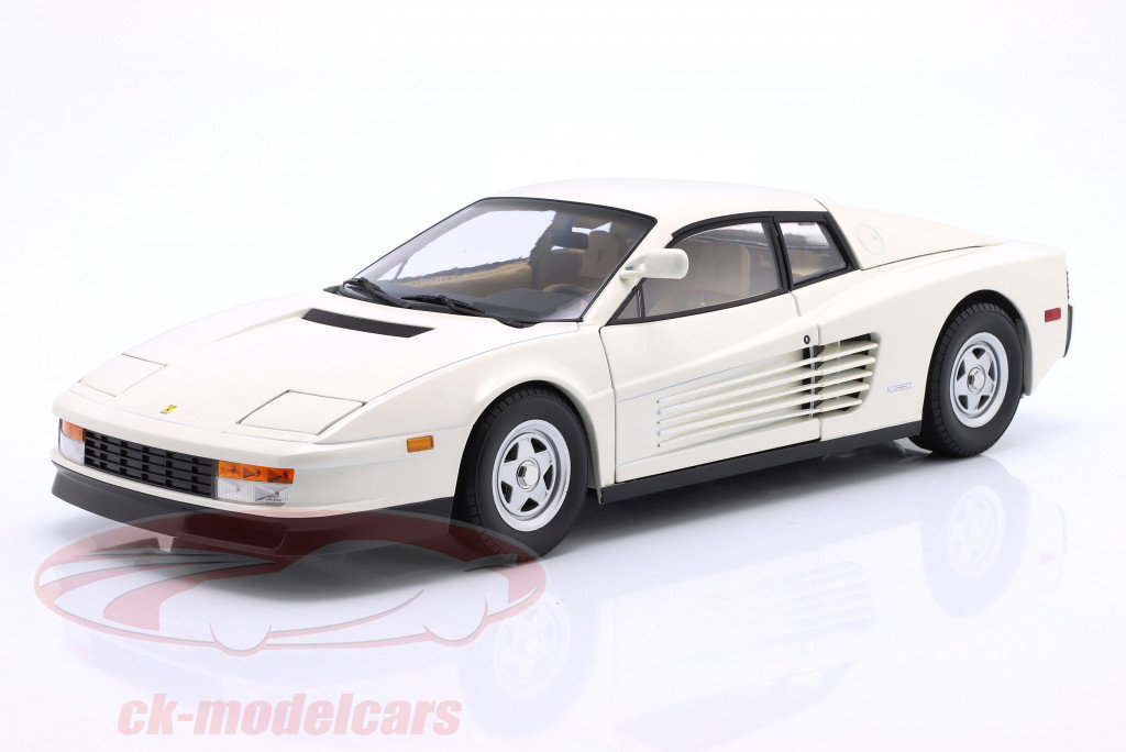 Ferrari Testarossa Monospeccio Versión estadounidense Año de construcción 1984 blanco 1:12 KK-Scale