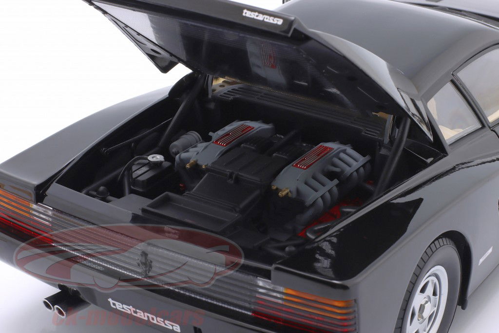Ferrari Testarossa Год постройки 1986 черный 1:12 KK-Scale