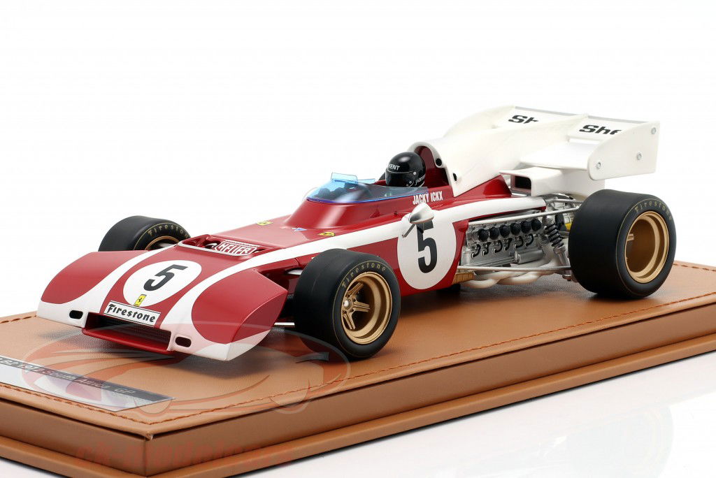 Jacky Ickx Ferrari 312B #5 Sudáfrica GP fórmula 1 1972 1:18 Tecnomodel
