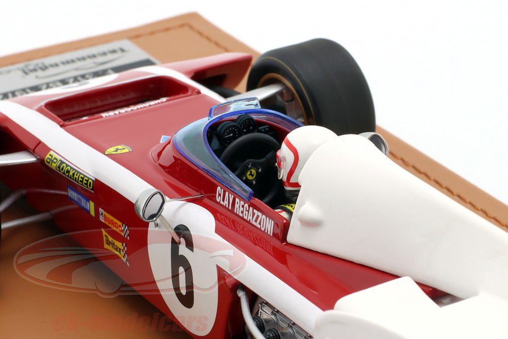 Clay Regazzoni Ferrari 312B2 #6 Zuid-Afrika GP formule 1 1972 1:18 Tecnomodel