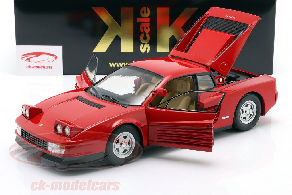Ferrari Testarossa Monospecchio Год постройки 1984 красный 1:12 KK-Scale