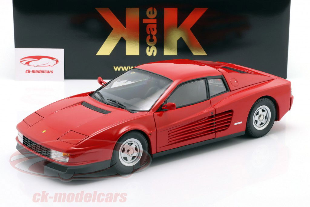 Ferrari Testarossa Год постройки 1986 красный 1:12 KK-Scale