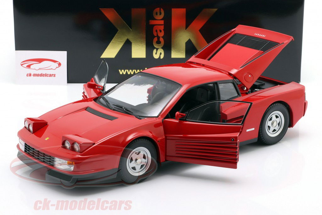 Ferrari Testarossa Año de construcción 1986 rojo 1:12 KK-Scale