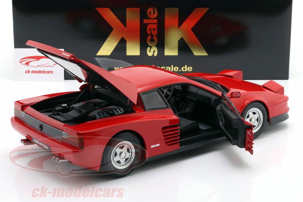 Ferrari Testarossa Año de construcción 1986 rojo 1:12 KK-Scale