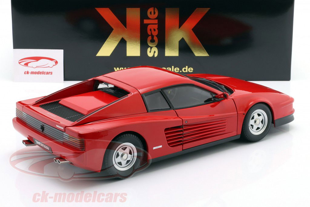 Ferrari Testarossa Byggeår 1986 rød 1:12 KK-Scale