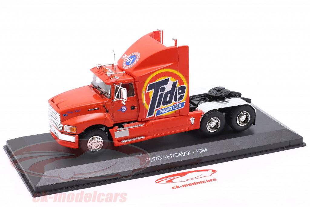 Ford Aeromax Tide Racing Team Lastbil 1994 orange 1:43 Hachette