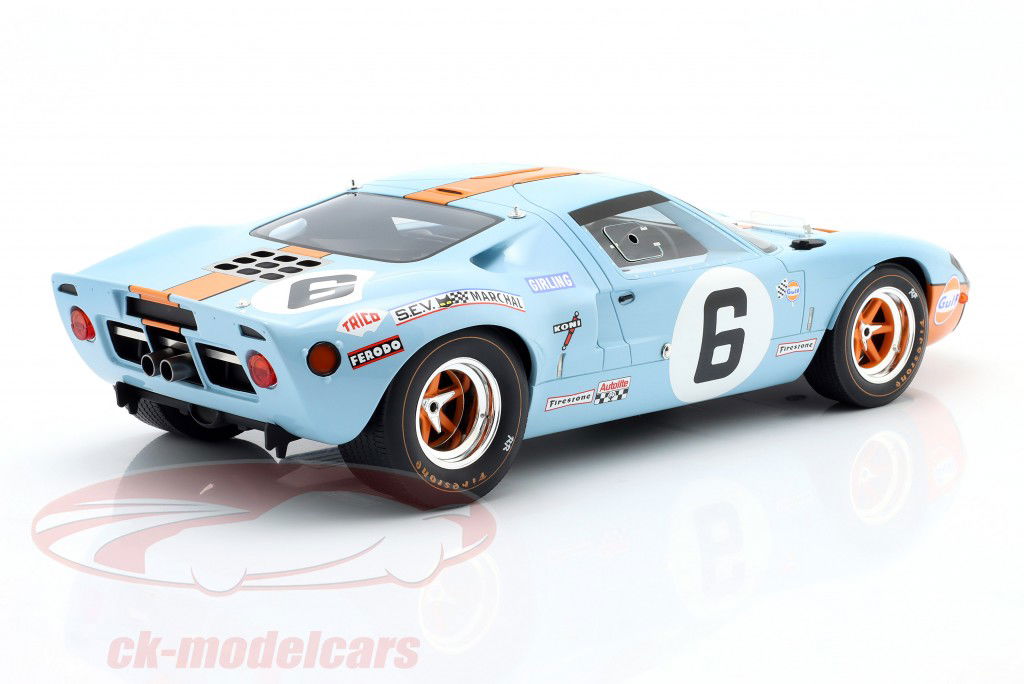 Ford GT40 Mk I #6 Vincitore 24h LeMans 1969 Ickx, Oliver 1:12 WERK83