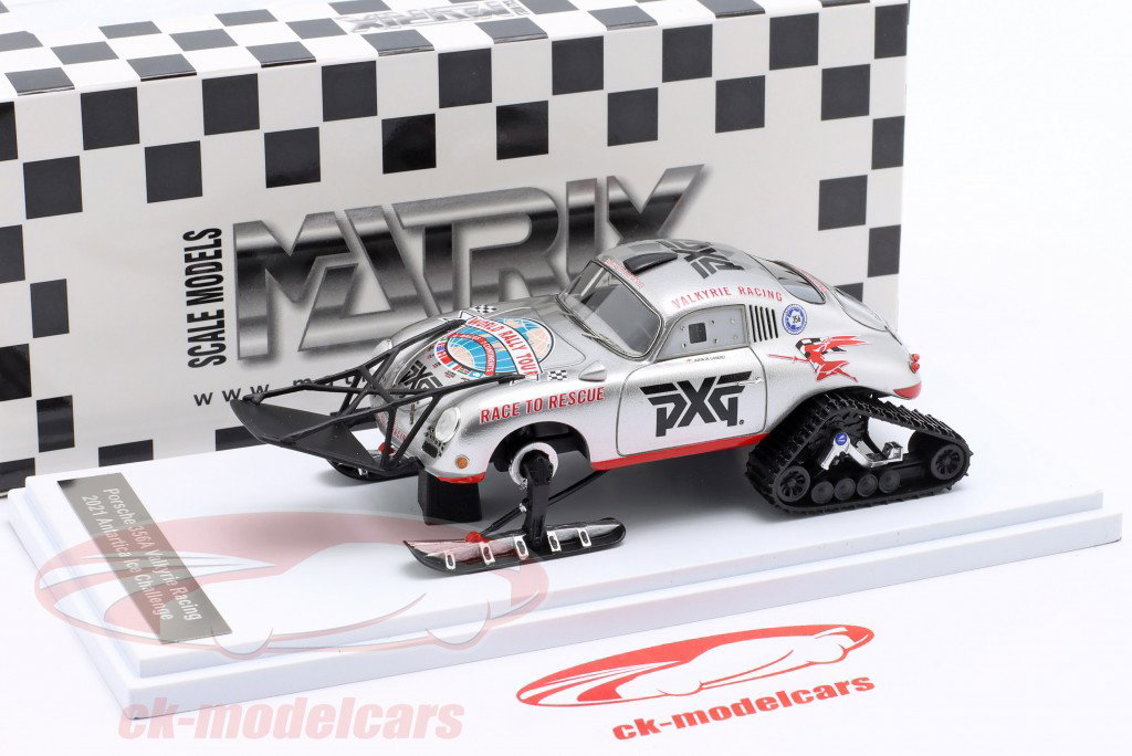 Porsche 356A Antarktis Ice Challenge 2021 Valkyrie Racing 1:43 Matrix