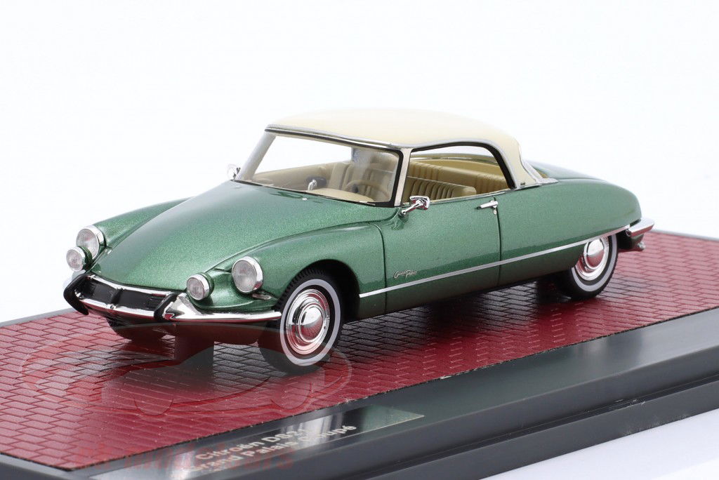 Citroen DS21 Grand Palais Coupe 1967 緑 メタリック 1:43 Matrix