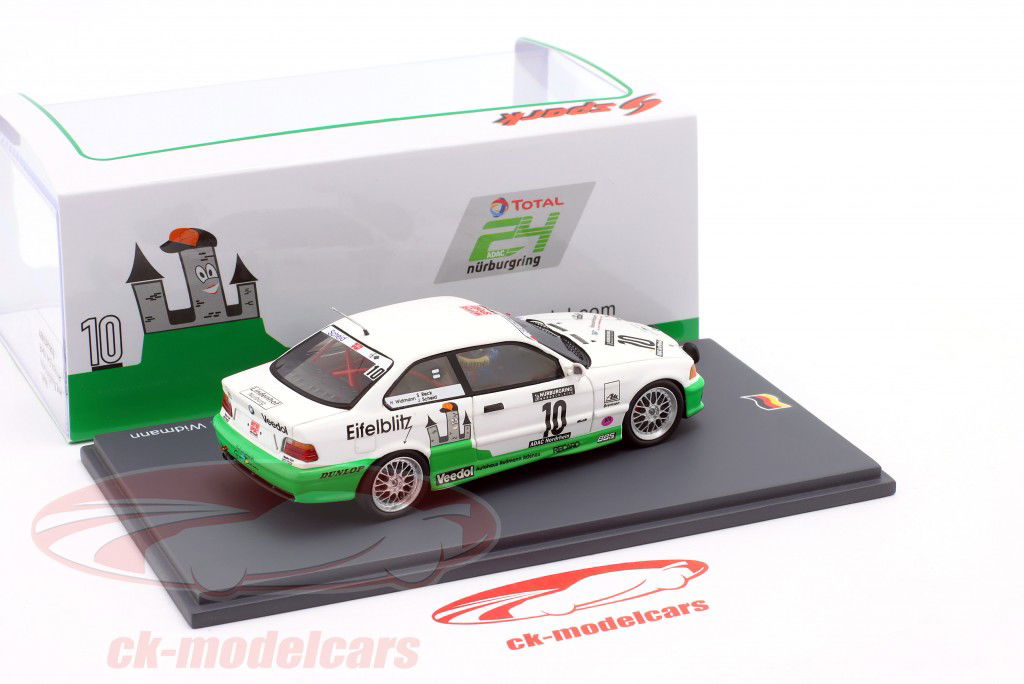 BMW M3 E36 Eifelblitz #10 победитель 24h Nürburgring 1996 Scheid, Reck, Widmann 1:43 Spark